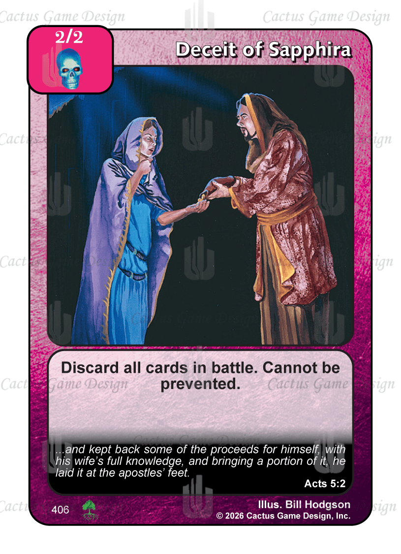 Deceit of Sapphira